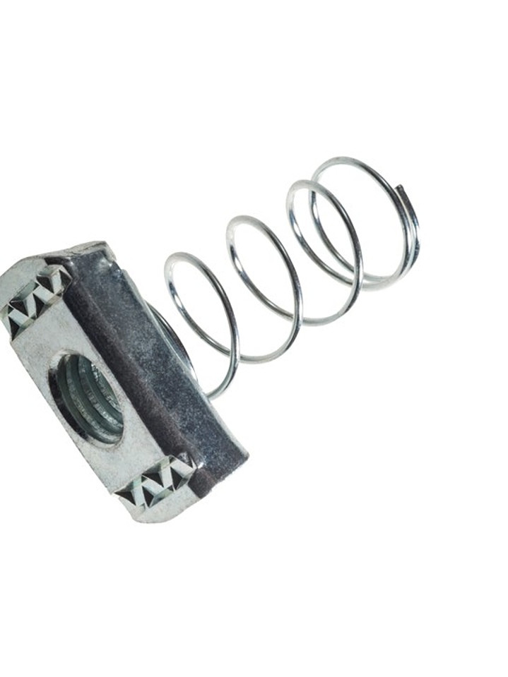 TUERCA RESORTE NC GALVANIZADA 1/4 1