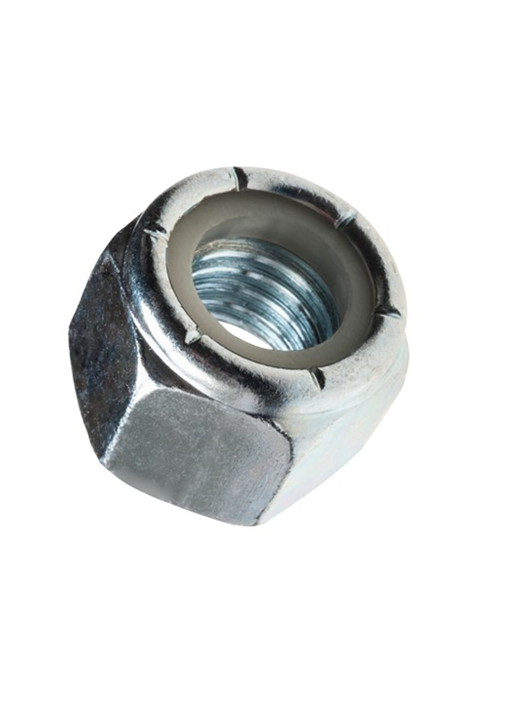 TUERCA  SEGURIDAD INSERTO NYLON NC GALVANIZADA 7/8 1