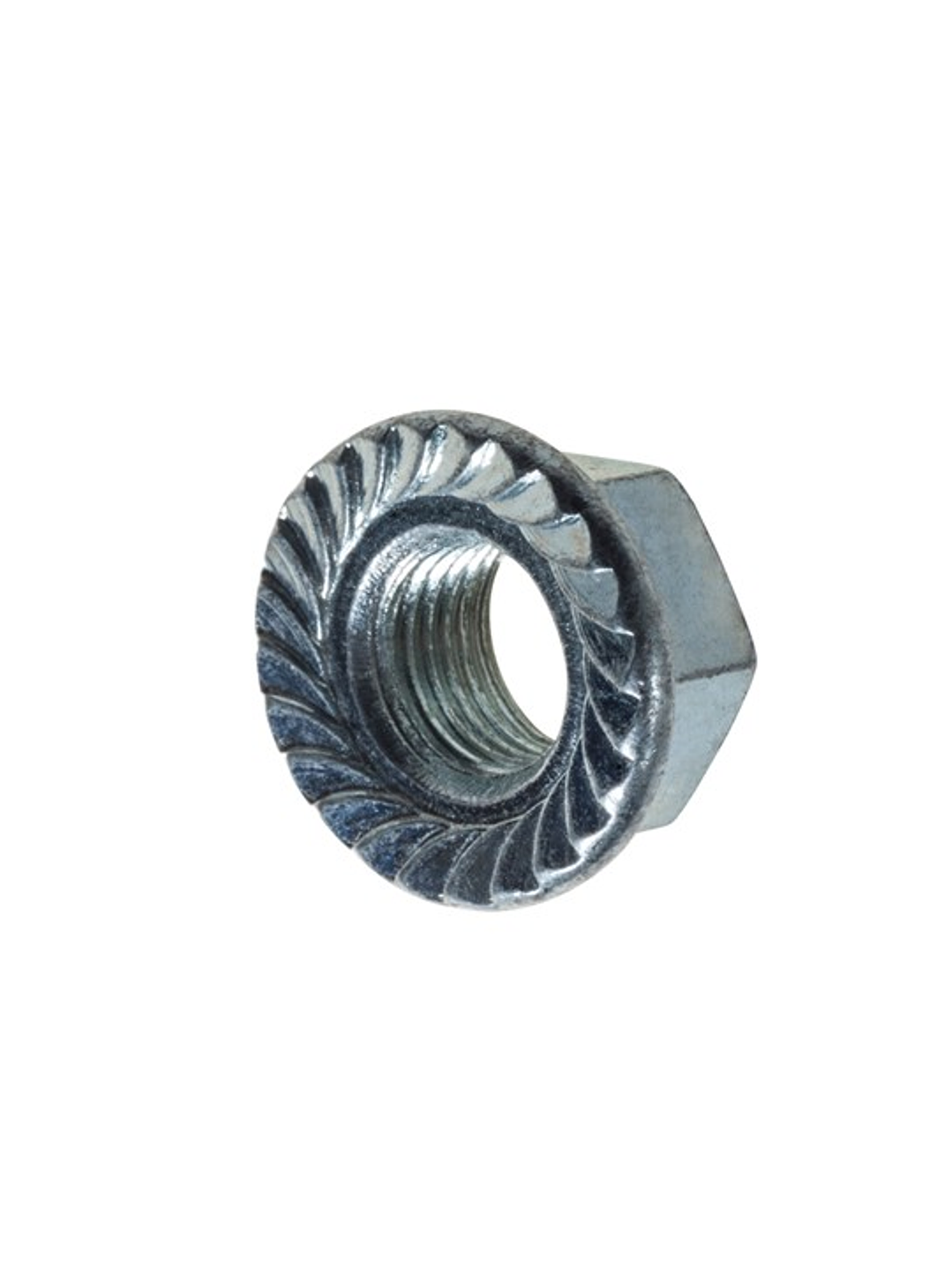 TUERCA HEXAGONA FLANGE NC GALVANIZADA    5/16 1