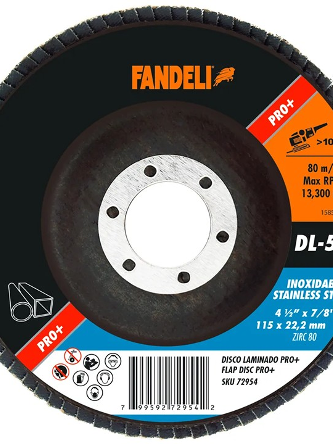 DISCO LAMINADO AC DESBASTE FANDELI DL-503  1