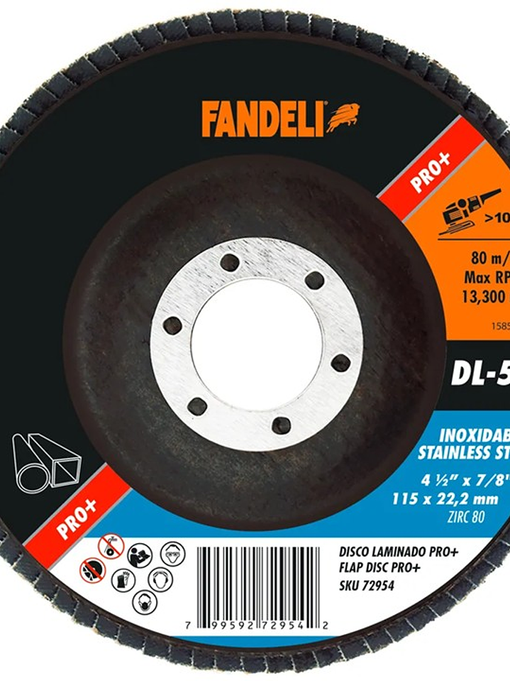 DISCO LAMINADO AC DESBASTE FANDELI DL-503  1