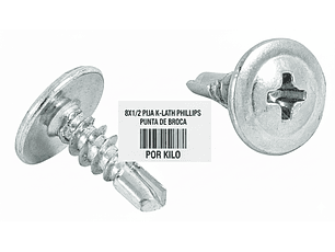 PIJA PHILLIPS PUNTA DE BROCA 8X1/2 POR KILO
