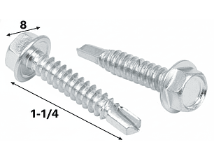 PIJA CABEZA HEXAGONAL 8X1-1/4 POR KILO