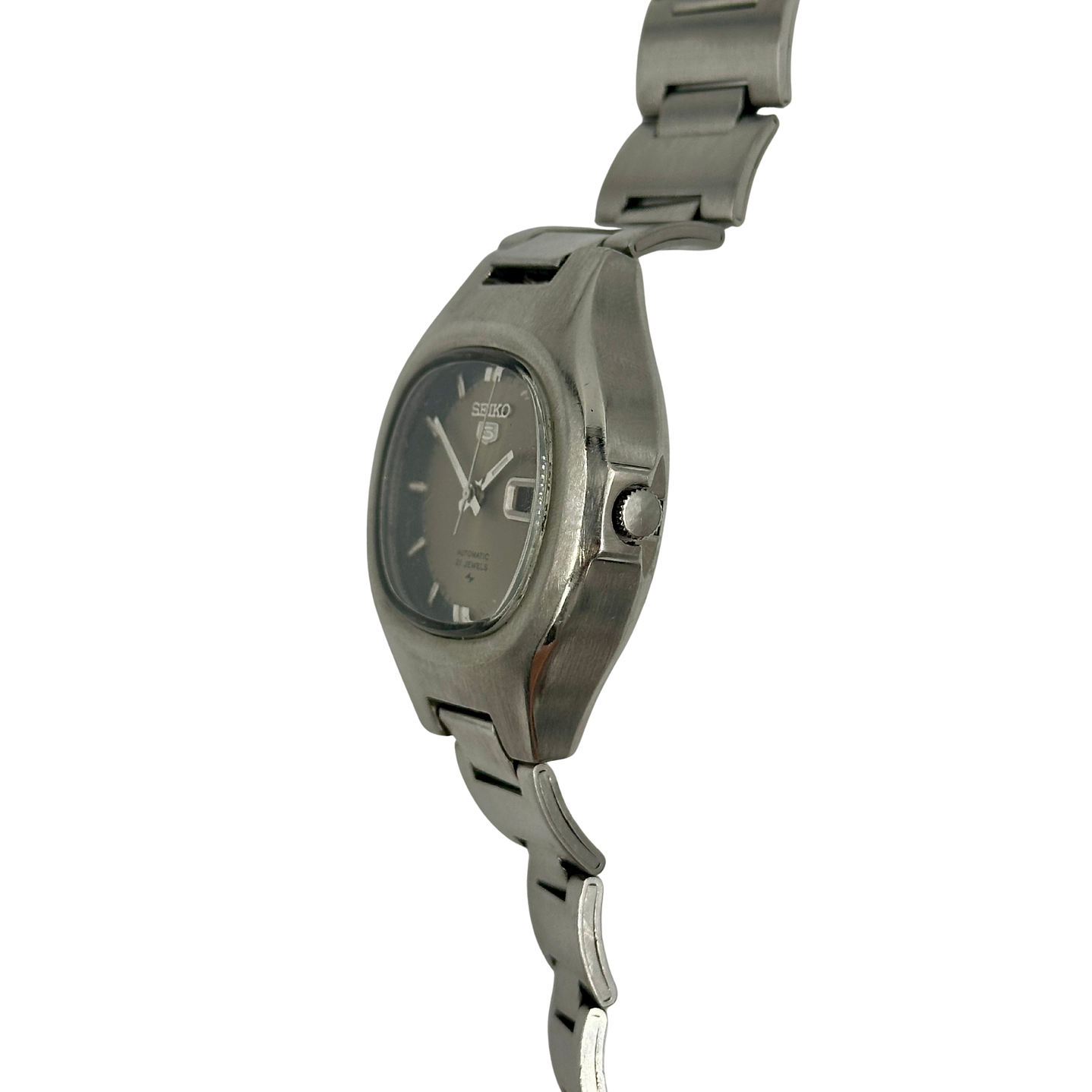 Seiko 5 – 7019-5010 – Bicolor Silver/Graphite – Automático 21J – 37 mm – (314350) 4