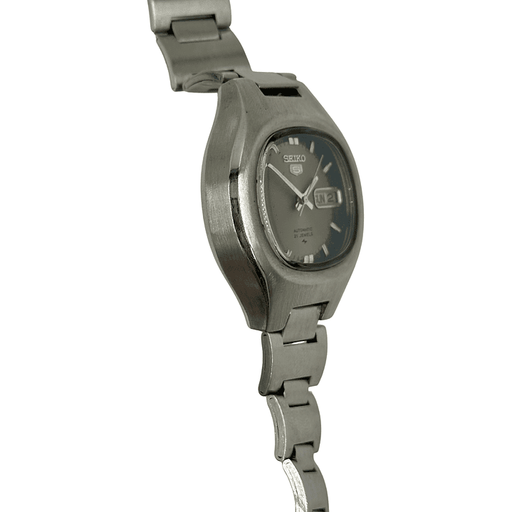 Seiko 5 – 7019-5010 – Bicolor Silver/Graphite – Automático 21J – 37 mm – (314350) 5