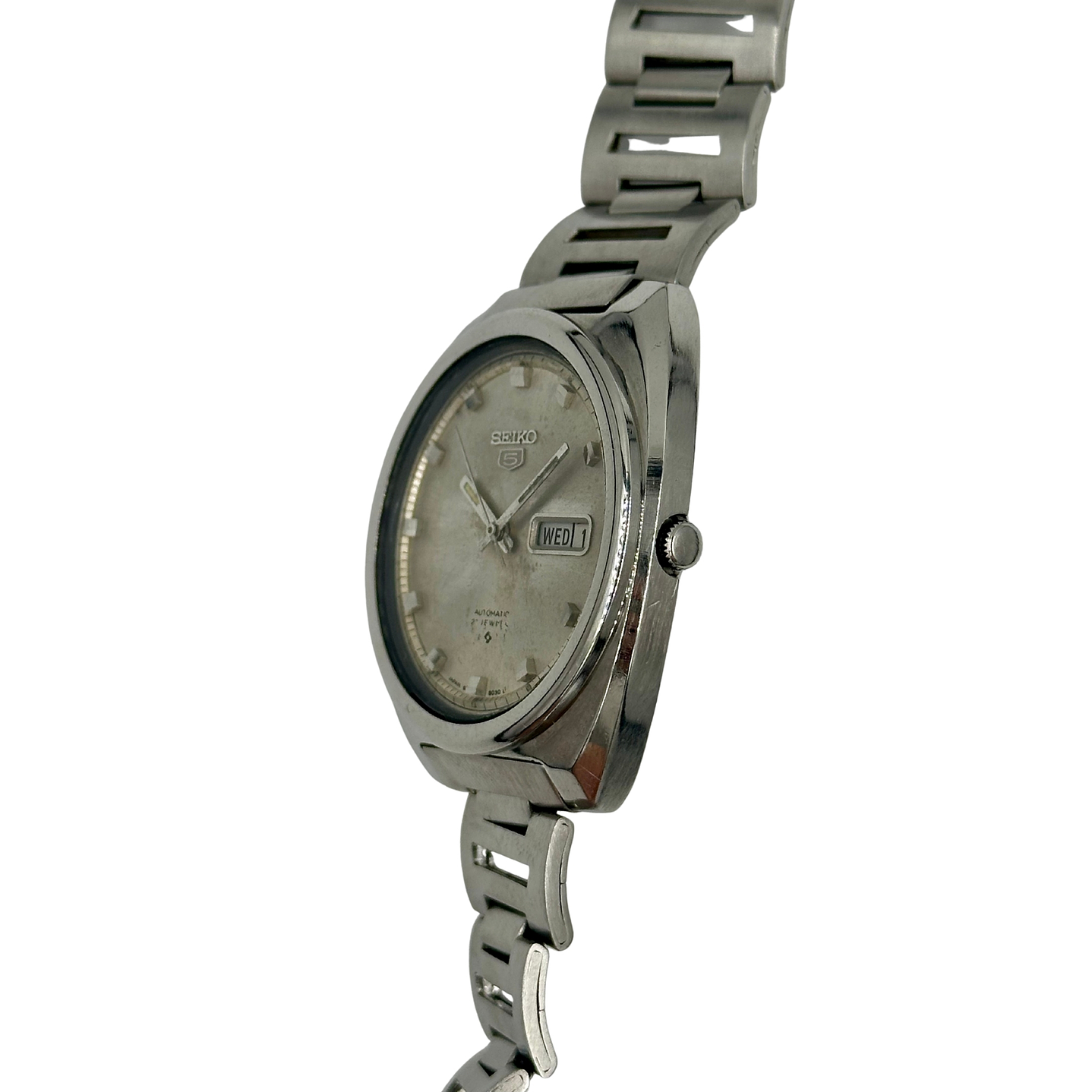 Seiko 5 6319-5170 Automático 37 mm – Calendario Inglés/Árabe – Vintage Serie 452715 4