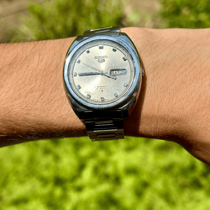 Seiko 5 6319-5170 Automático 37 mm – Calendario Inglés/Árabe – Vintage Serie 452715 7