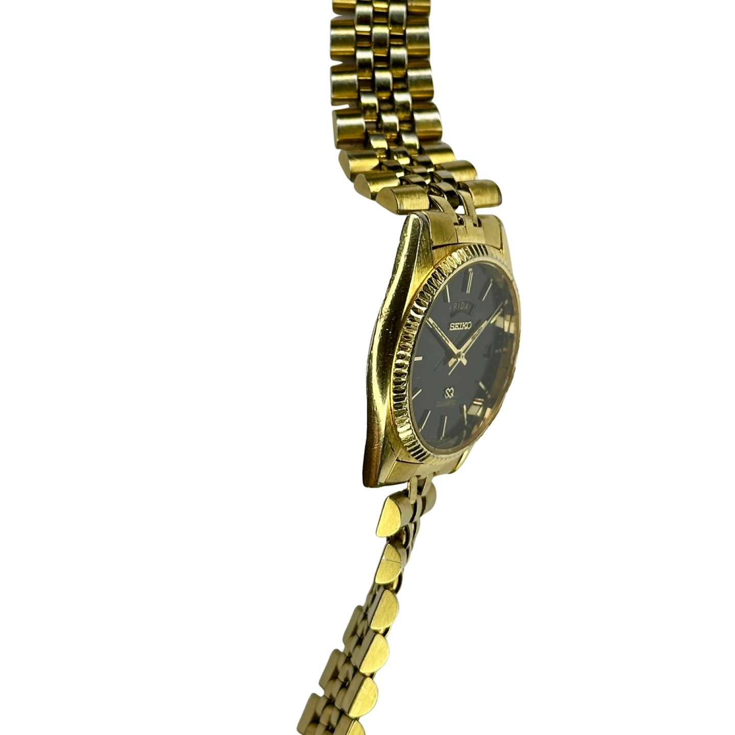 Seiko President SQ 5Y23-8A69 Gold Tone – Quartz Day-Date – 37mm – Serie 072515 3