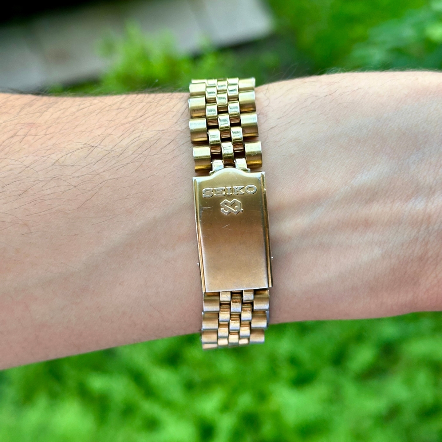 Seiko President SQ 5Y23-8A69 Gold Tone – Quartz Day-Date – 37mm – Serie 072515 11