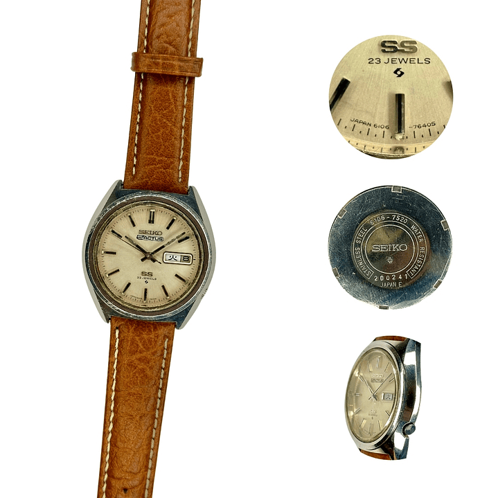 Seiko 5 Actus SS JDM 6106-7520 – Automático 23J – 1972 1