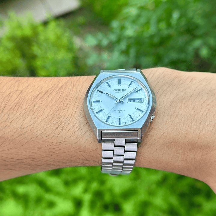 Seiko 5 6109-8019 – Esfera Texturizada – Automático 17J – Vintage Japón 10