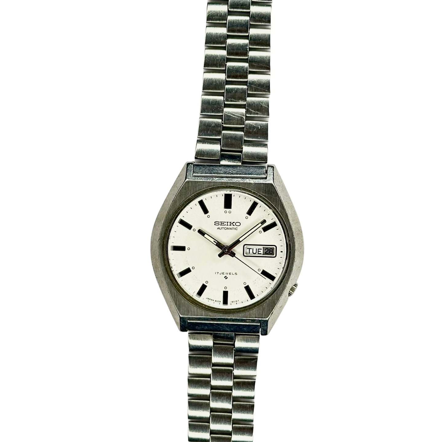 Seiko 5 6109-8019 – Esfera Texturizada – Automático 17J – Vintage Japón 2