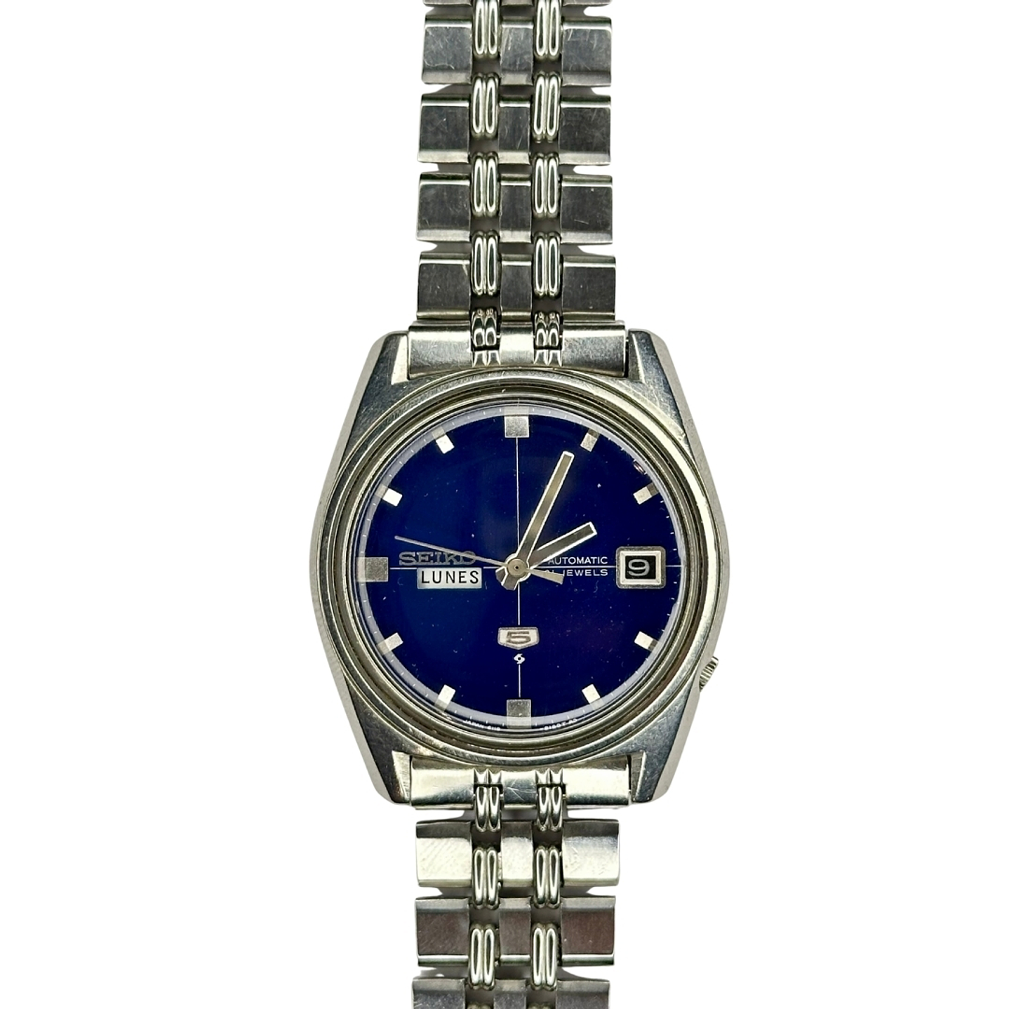 Seiko 5 6119-8093 – Esfera Azul – Automático Vintage – 37 mm 2