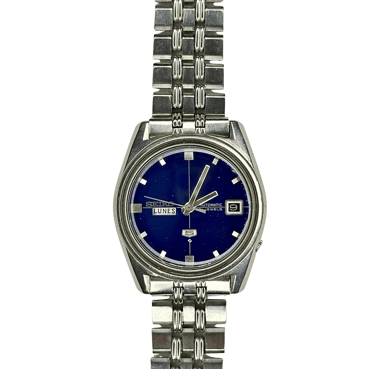 Seiko 5 6119-8093 – Esfera Azul – Automático Vintage – 37 mm 2