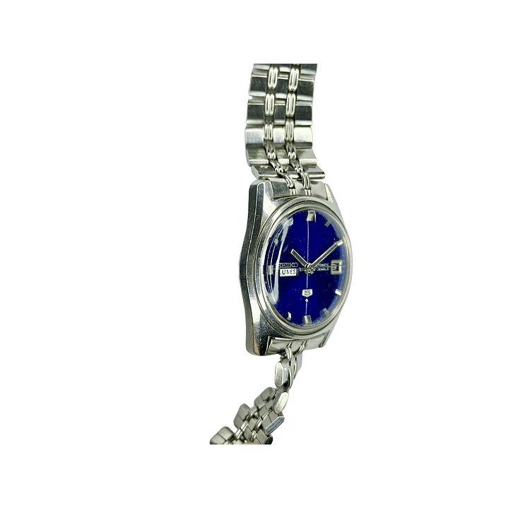 Seiko 5 6119-8093 – Esfera Azul – Automático Vintage – 37 mm 4