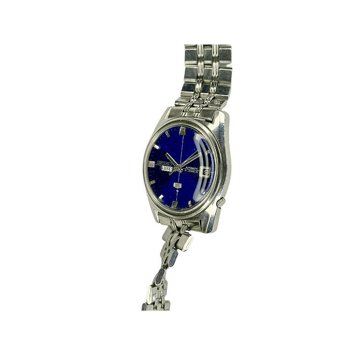 Seiko 5 6119-8093 – Esfera Azul – Automático Vintage – 37 mm 5