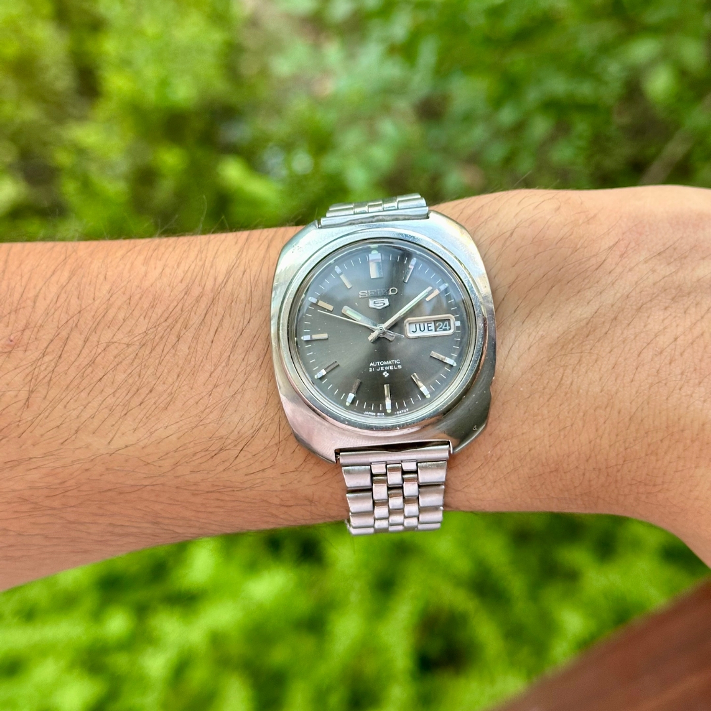 Seiko 5 – Calibre 6119 Automático – Day-Date – Acero – 1970's 7