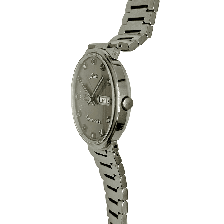 Mido Ocean Star Commander Automatic – Esfera Silver Diamond Dial – Calendario Day-Date  3