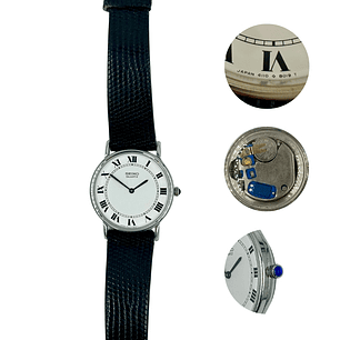 Seiko Quartz – Classic Roman White – Quartz – 4110-8019