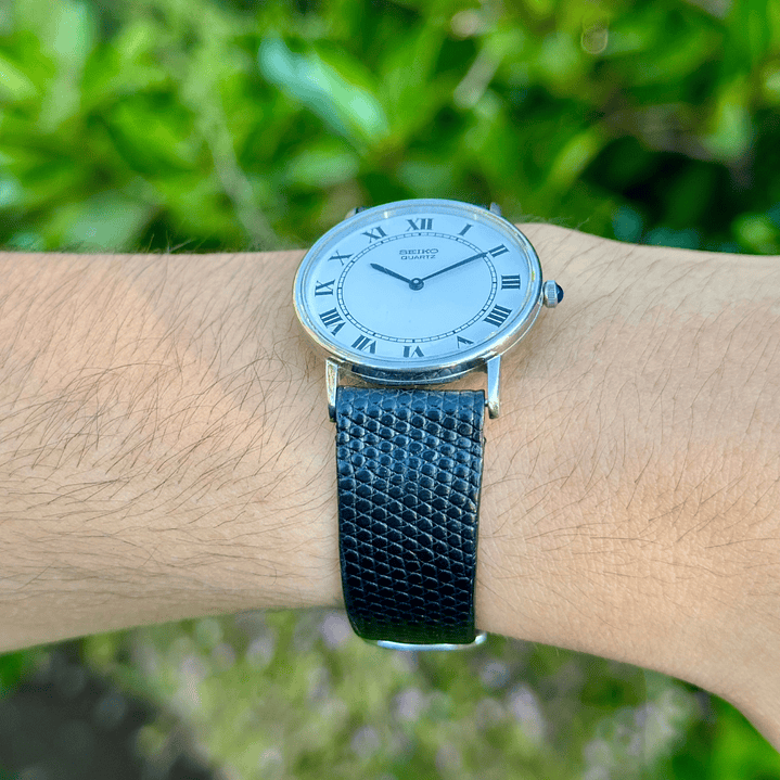 Seiko Quartz – Classic Roman White – Quartz – 4110-8019 8