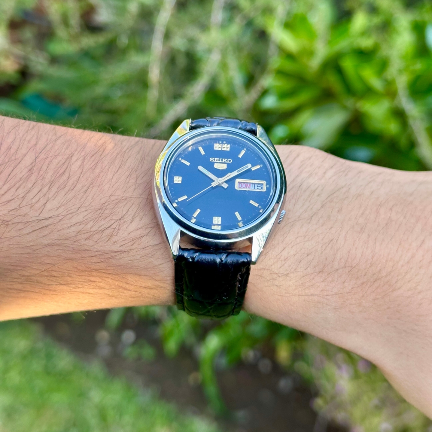 Seiko 5 – Automatic Black – Vintage – Cal. 7009 9