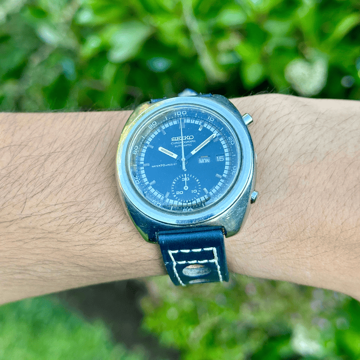 Seiko Chronograph “Bruce Lee” – Automatic – Cal. 6139 Black  – 41mm  8