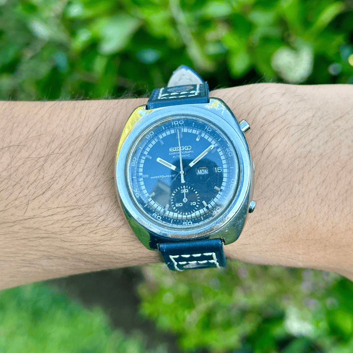 Seiko Chronograph “Bruce Lee” – Automatic – Cal. 6139 Black  – 41mm  7