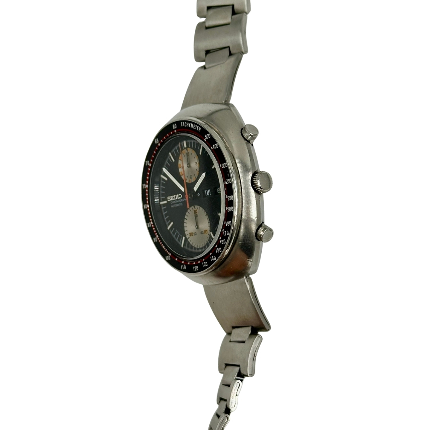 Seiko 6138-0012 “UFO” – Black Dial – Automatic Chronograph – 44mm – Serie 855914 3