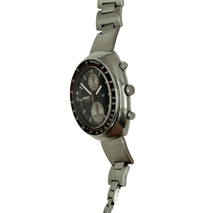 Seiko 6138-0012 “UFO” – Black Dial – Automatic Chronograph – 44mm – Serie 855914 3