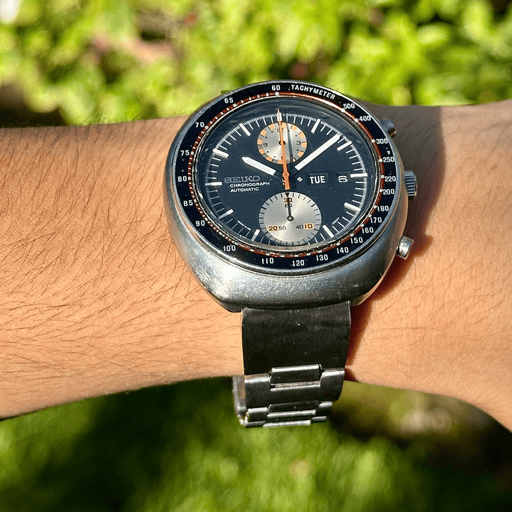 Seiko 6138-0012 “UFO” – Black Dial – Automatic Chronograph – 44mm – Serie 855914 6