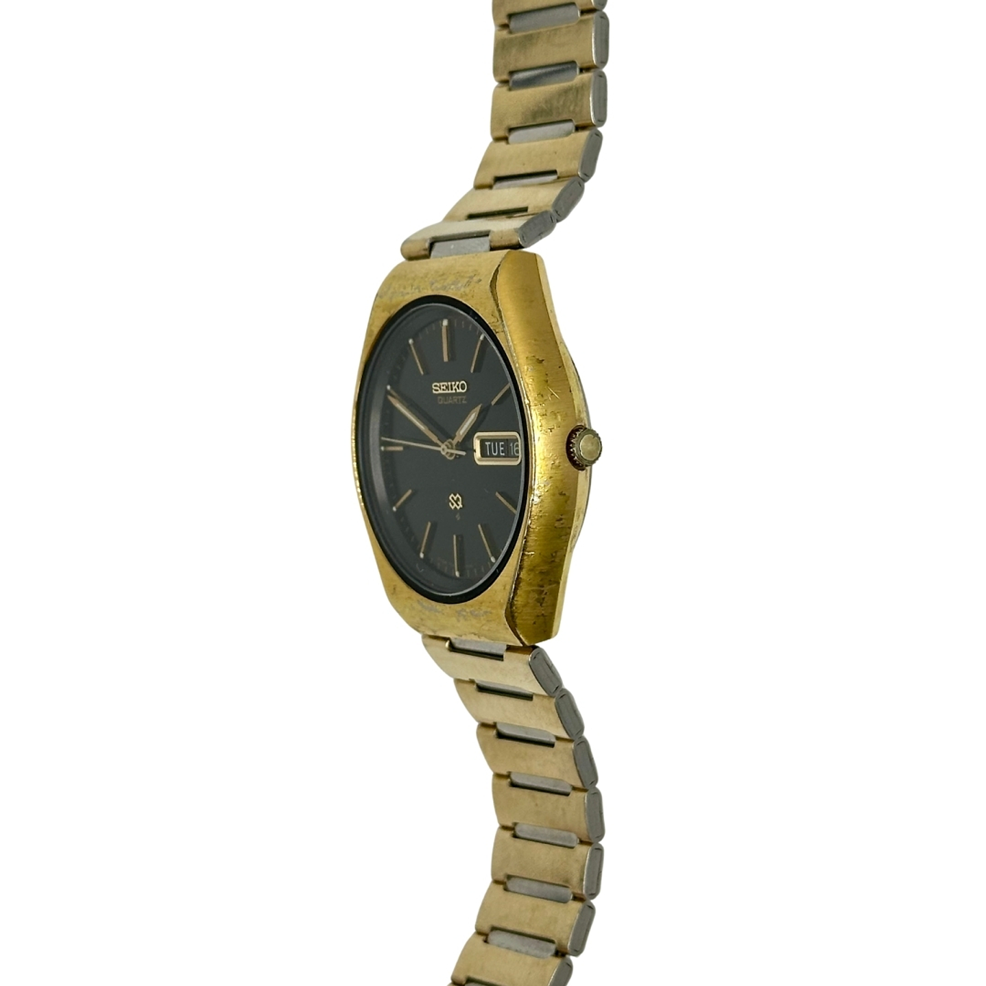 Seiko Quartz – Gold Tone – Day-Date – 7546-8120 – 1978 3