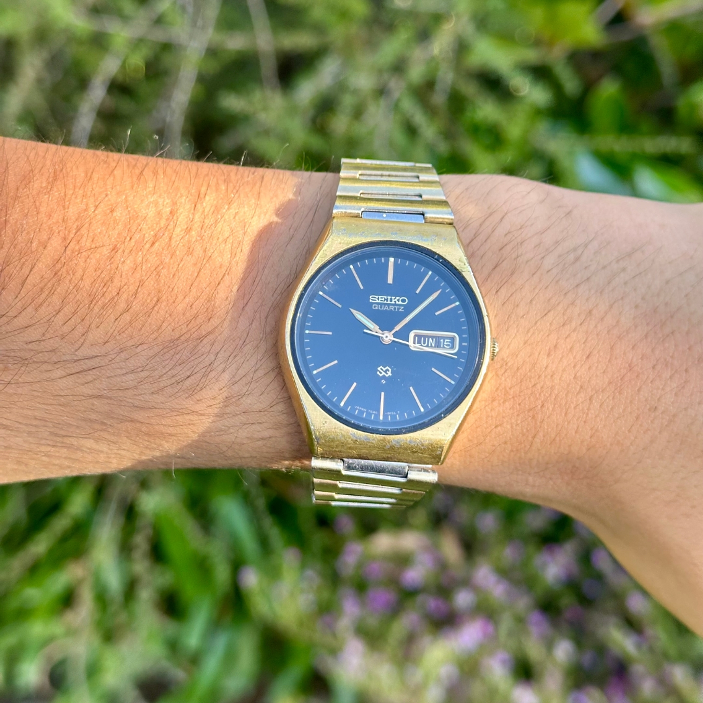 Seiko Quartz – Gold Tone – Day-Date – 7546-8120 – 1978 7