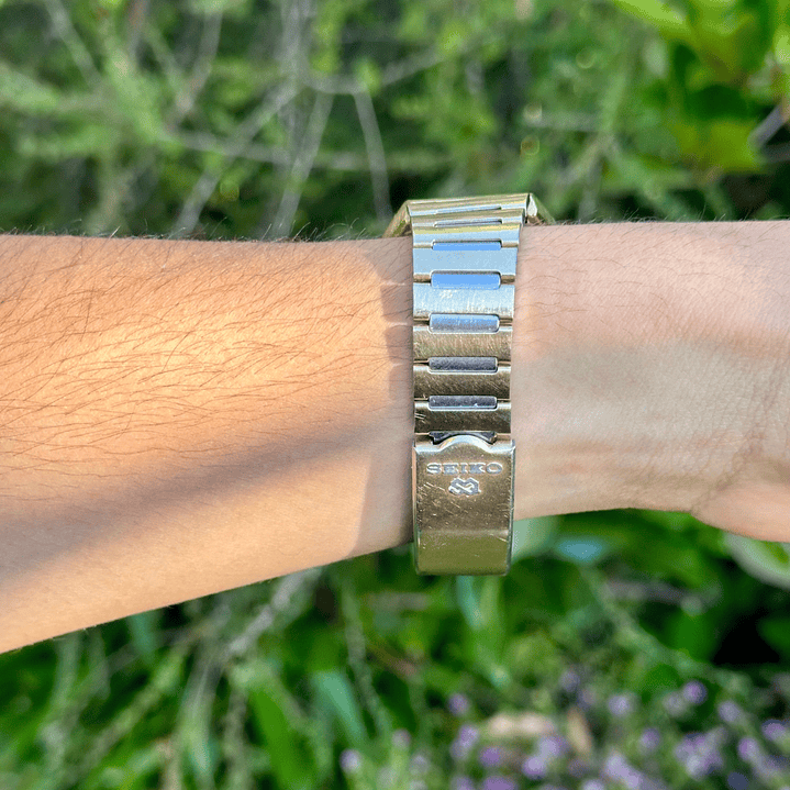 Seiko Quartz – Gold Tone – Day-Date – 7546-8120 – 1978 9