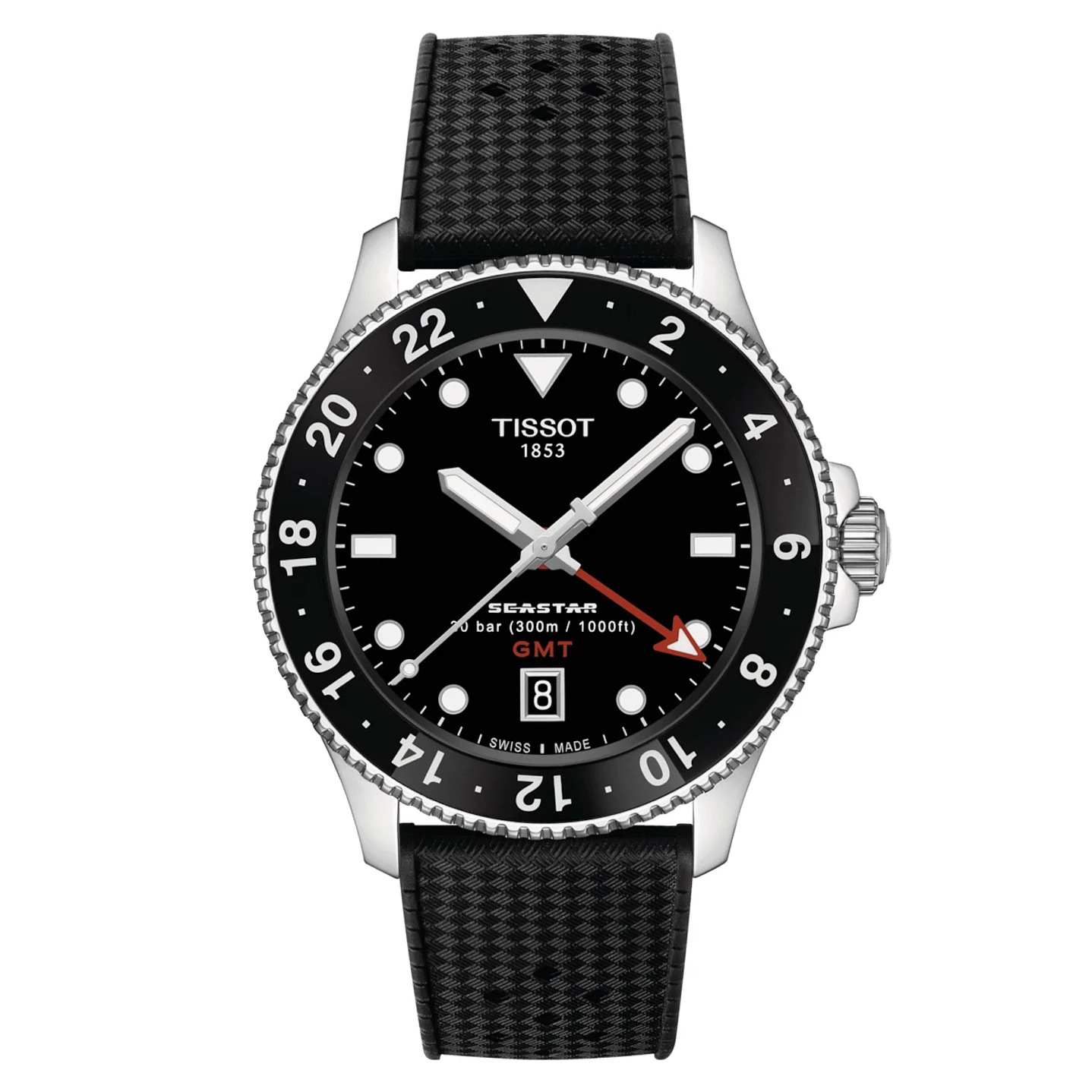 Tissot Seastar 1000 Quartz GMT 40 mm – Negro – Ref. T120.852.17.051.00 1