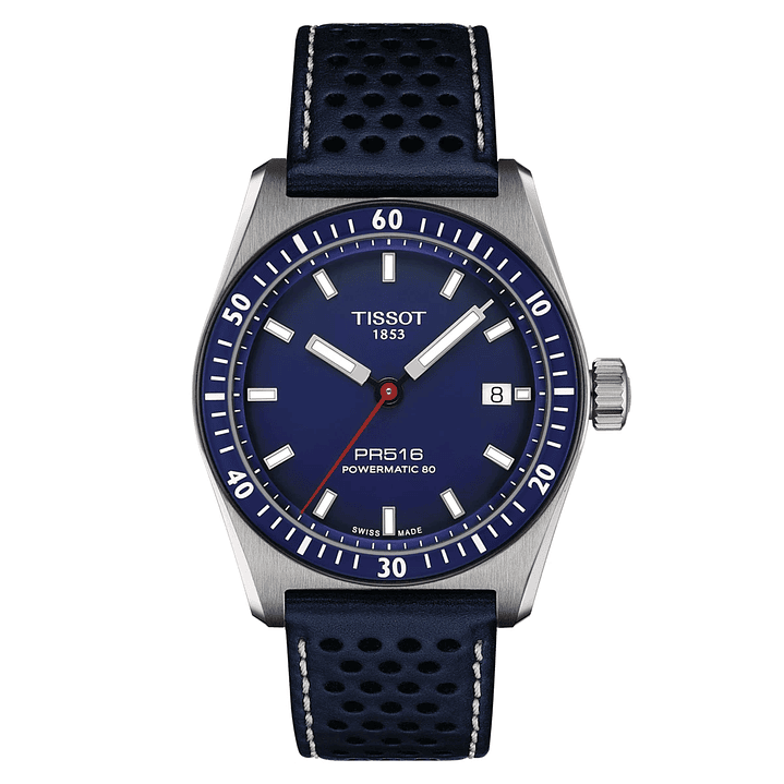 Reloj Tissot PR516 Powermatic 80 Automático 38 mm – Esfera Azul  Ref. T149.407.16.041.00 1