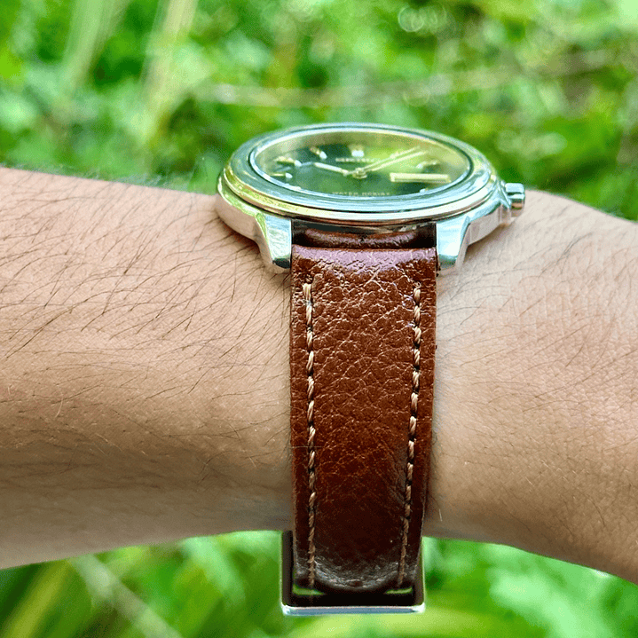 Seiko Quartz 7N43-8309 – Esfera Verde – Day-Date – 37mm 8