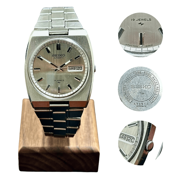 Seiko 5 – 7006-6000 – Automatic – Silver Dial – 37mm  1
