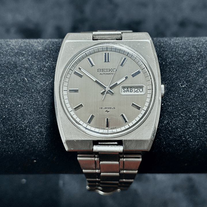 Seiko 5 – 7006-6000 – Automatic – Silver Dial – 37mm  4