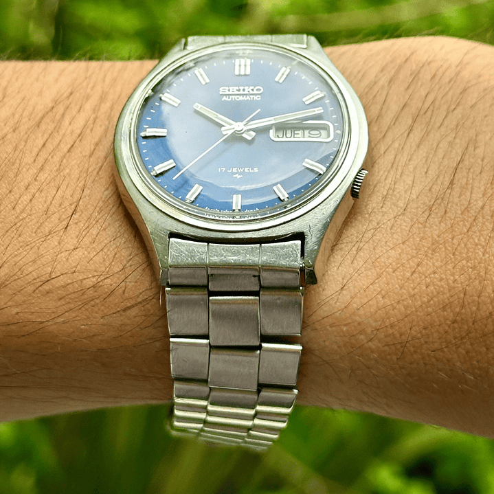 Seiko Automatic – 7009-8028  – Dial Azul – 37mm 9