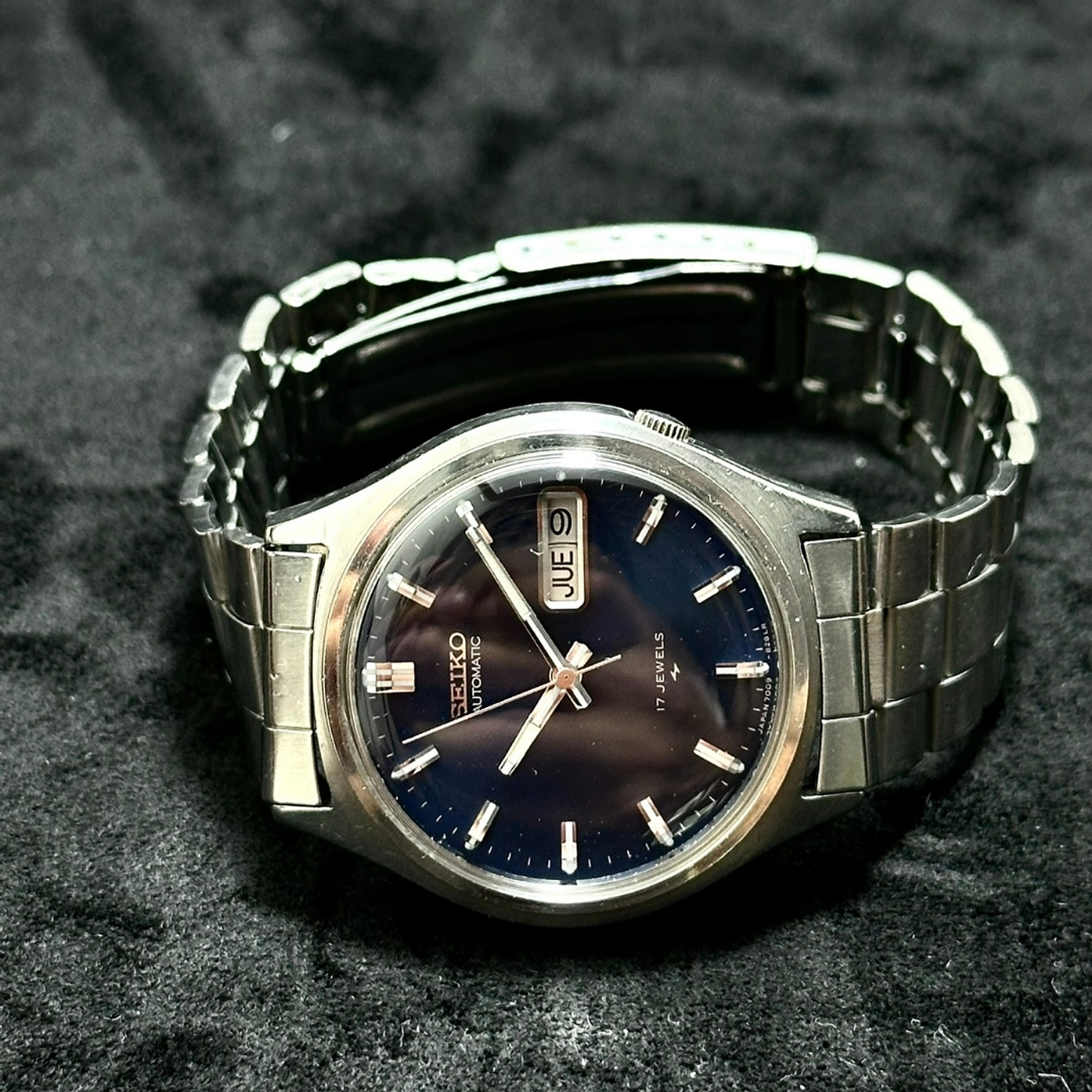 Seiko Automatic – 7009-8028  – Dial Azul – 37mm 7