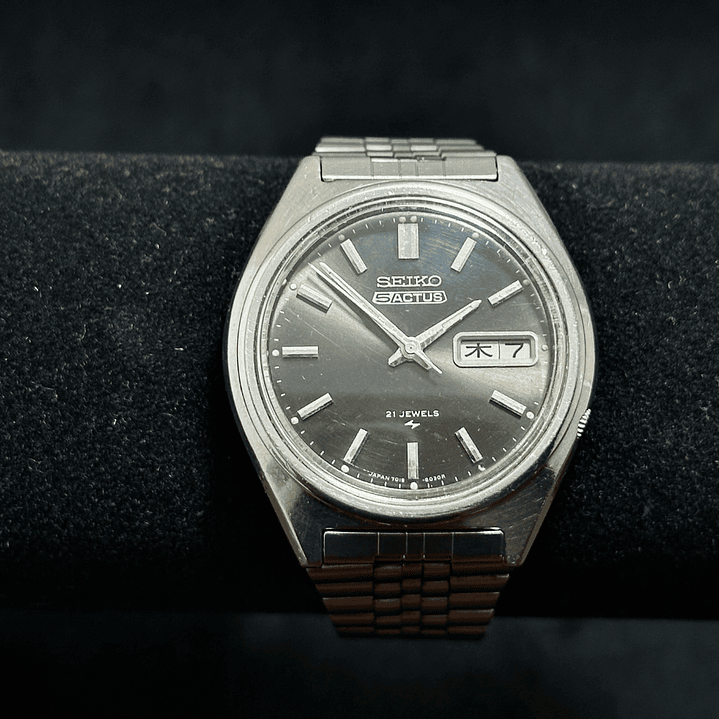 Seiko 5 Actus – Silver Dial Automatic 37mm – 7019-8010 7