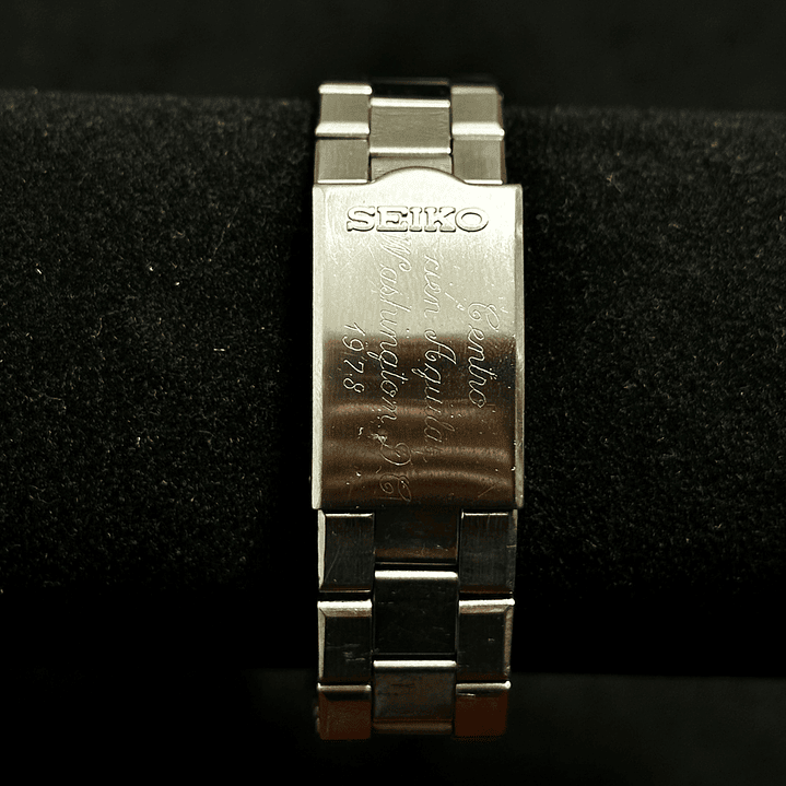 Seiko Automatic 7009-8049 37mm – Esfera Plateada – Día/Fecha – Vintage 1978 8