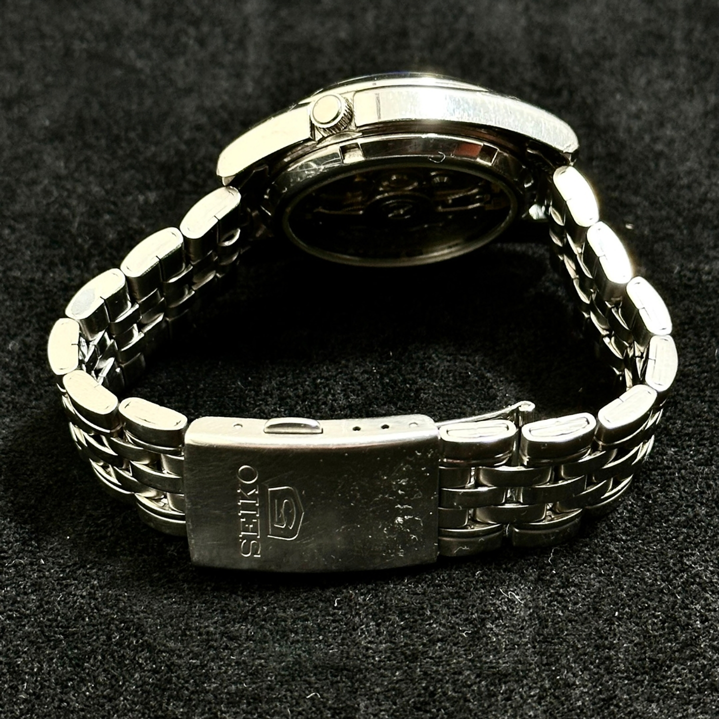 Seiko 5 SNK375K1 Automático 37mm – 7S26-01V0 – Esfera Negra 8