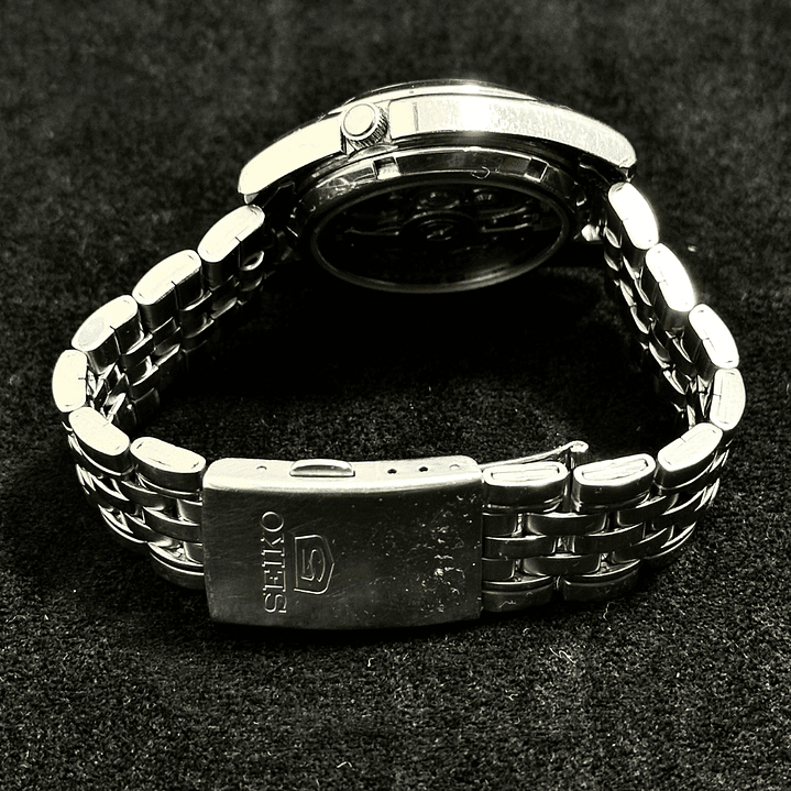 Seiko 5 SNK375K1 Automático 37mm – 7S26-01V0 – Esfera Negra 8