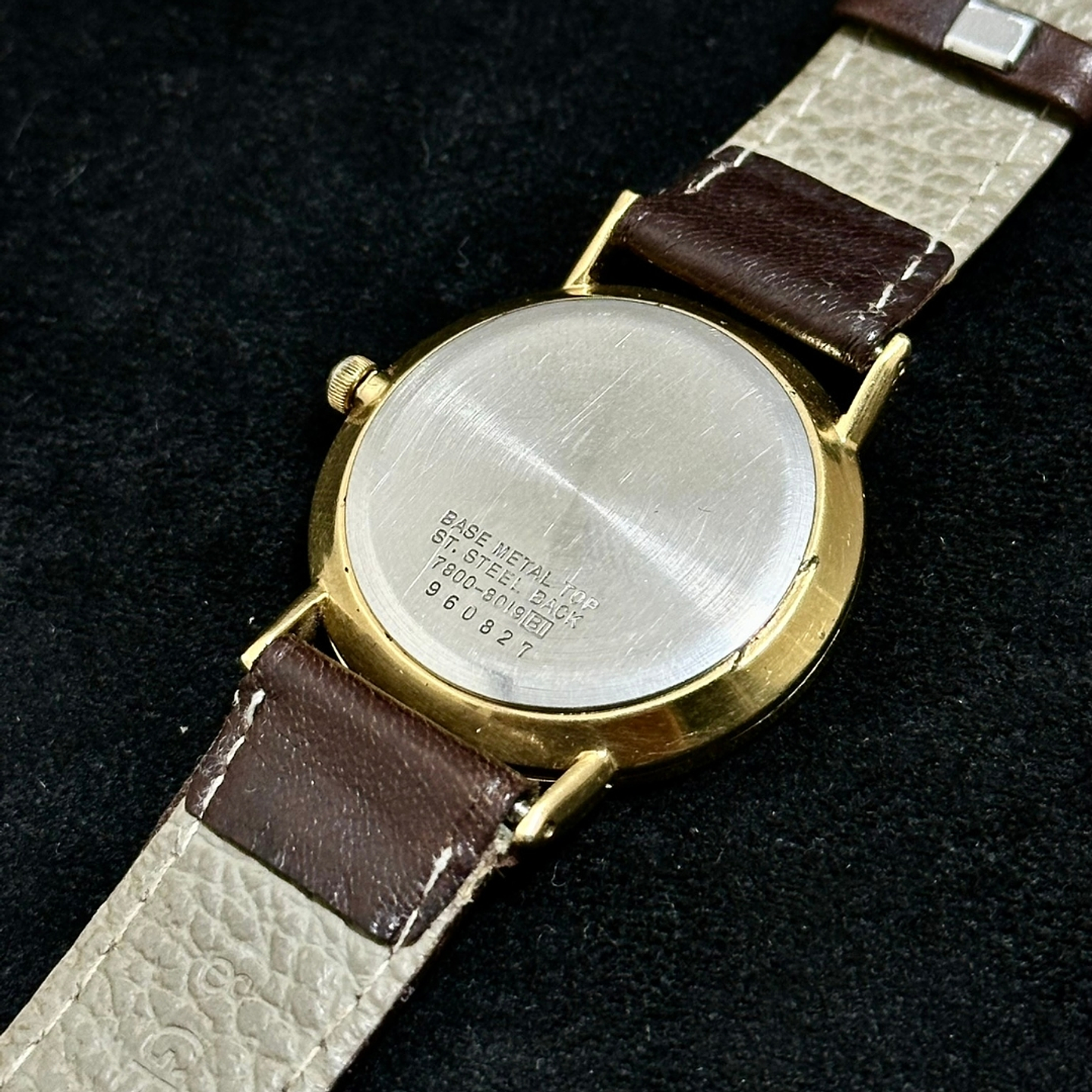 Seiko Quartz 7800 – Esfera Blanca Romana – Quartz 37mm – 7800-8019 5