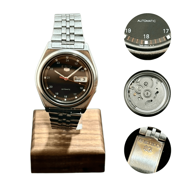 Seiko 5 – Brown Sunburst Dial – Automatic – 37mm – 7S26-0570 1
