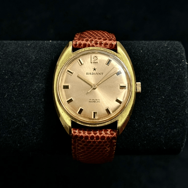 Radiant Vintage Swiss Made – 17 Rubies Incabloc – Manual – 37mm 4