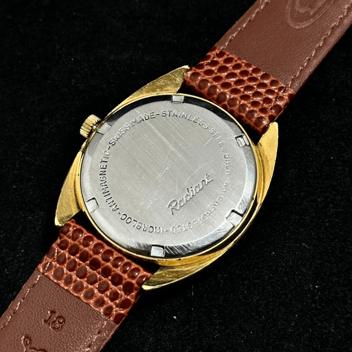 Radiant Vintage Swiss Made – 17 Rubies Incabloc – Manual – 37mm 6