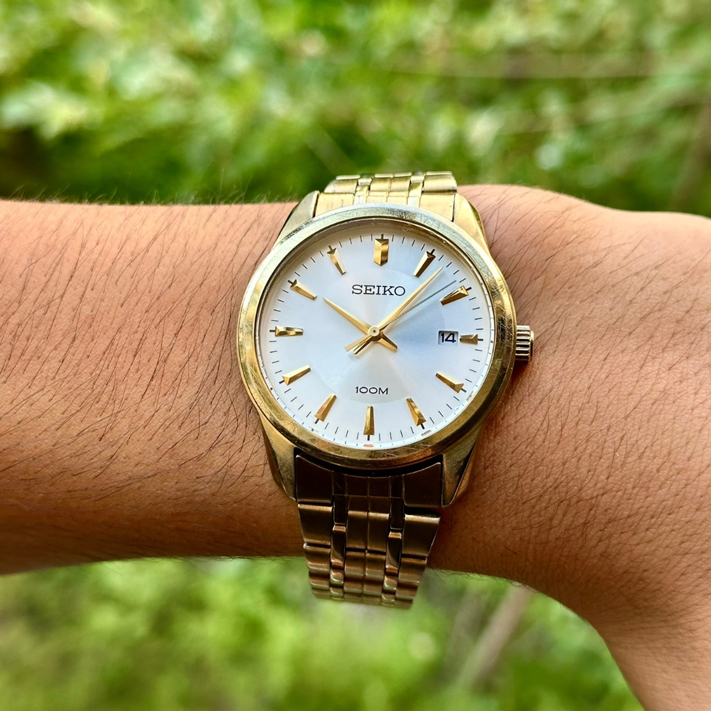 Seiko Quartz SQ – Champagne Dial – 40mm – 7N42-0FL0 10