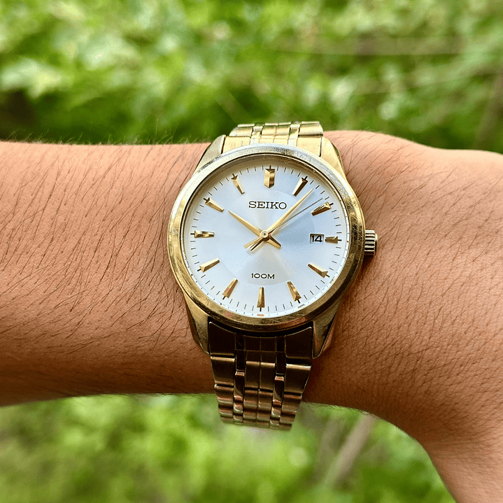 Seiko Quartz SQ – Champagne Dial – 40mm – 7N42-0FL0 10